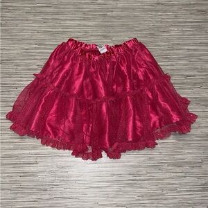 Girls 6X Sparkle Pink Skirt